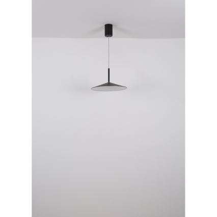 Globo - LED luster na sajli LED/18W/230V 4000K crna