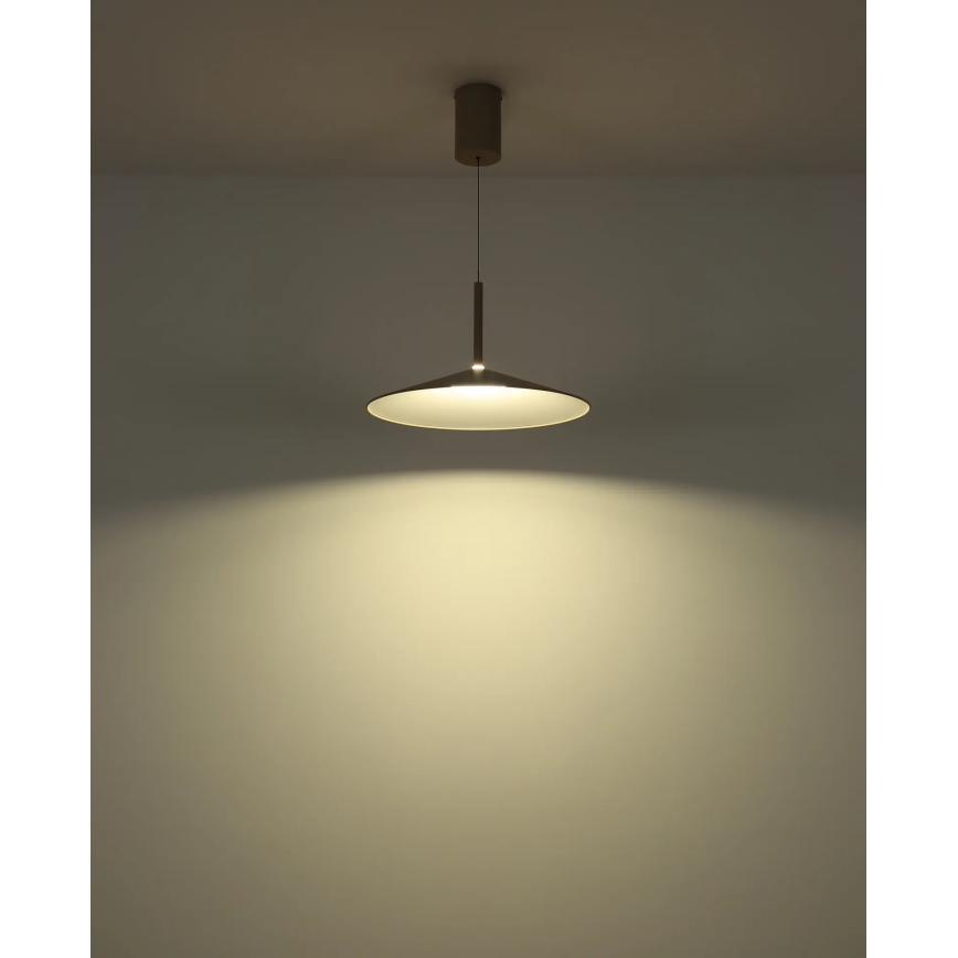 Globo - LED luster na sajli LED/18W/230V 4000K bež
