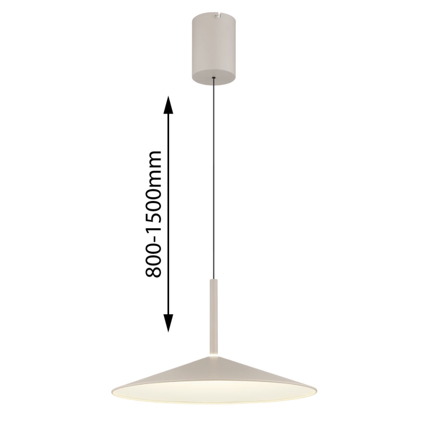 Globo - LED luster na sajli LED/18W/230V 4000K bež