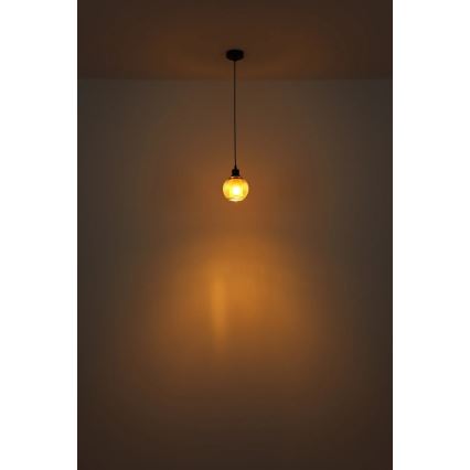 Globo - Luster na sajli 1xE27/25W/230V Ø 15 cm zelene boje
