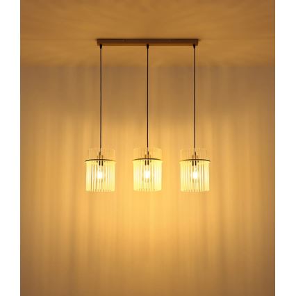 Globo - Luster na sajli 3xE27/60W/230V