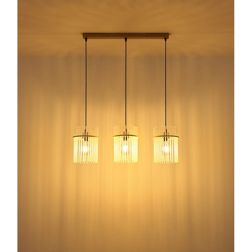 Globo - Luster na sajli 3xE27/60W/230V