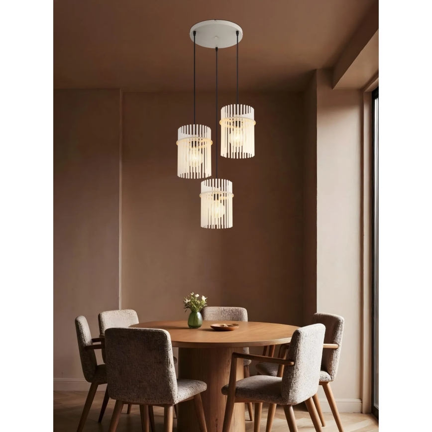 Globo - Luster na sajli 3xE27/60W/230V