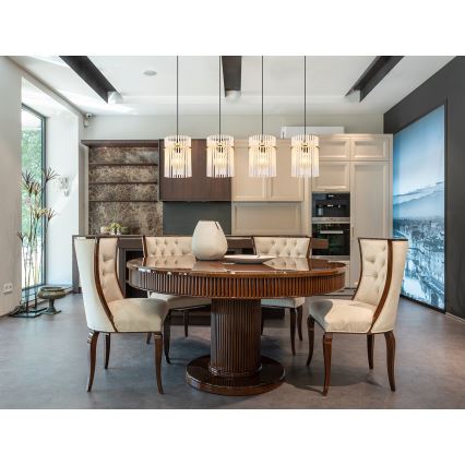 Globo - Luster na sajli 4xE27/60W/230V zlatna