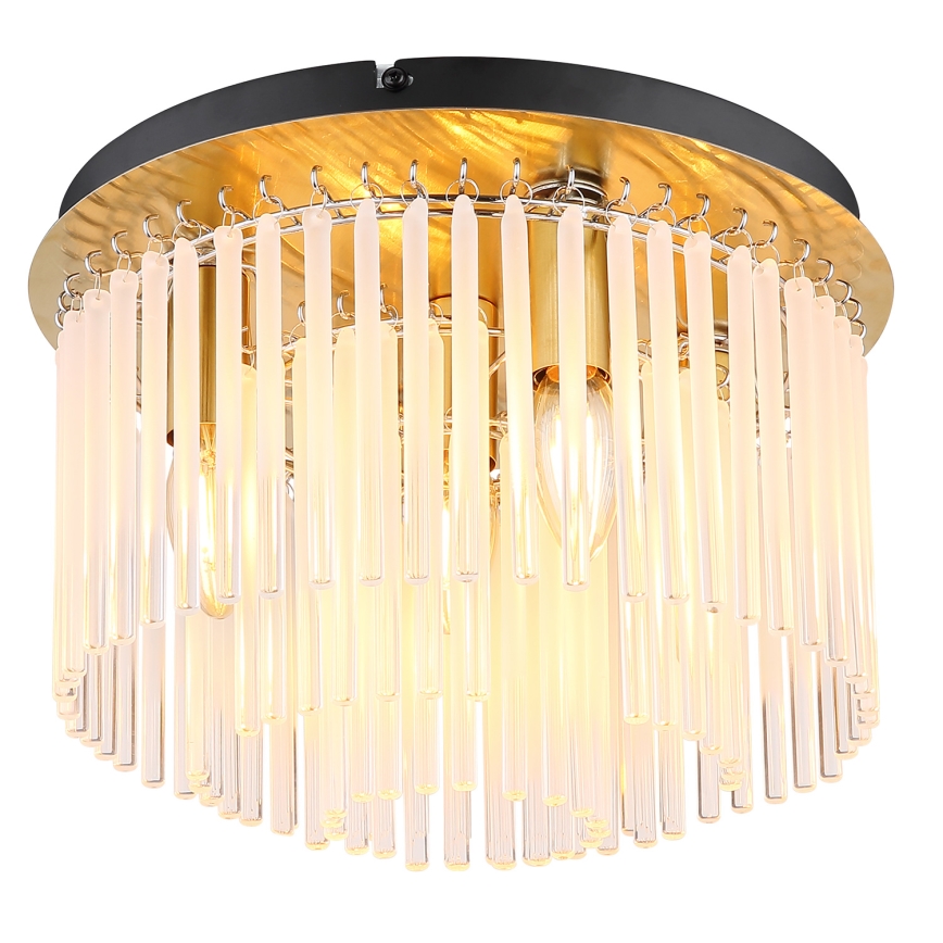 Globo - Plafonska lampa 5xE14/40W/230V prečnik 32 cm zlatna
