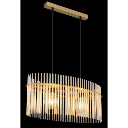 Globo - Luster na sajli 2xE27/60W/230V zlatni