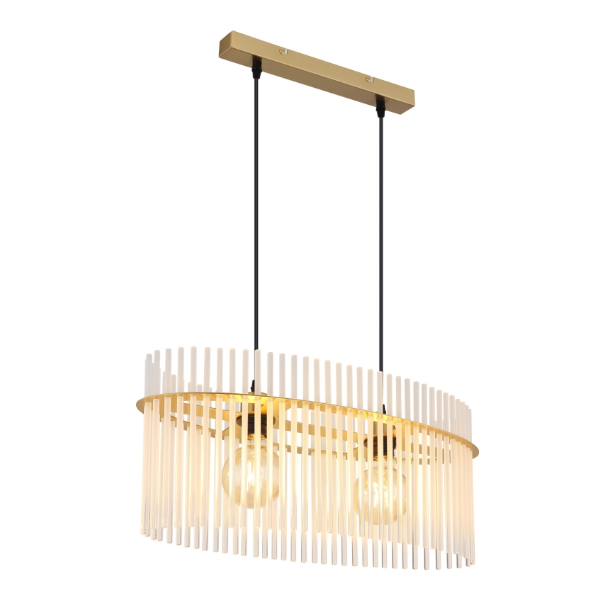 Globo - Luster na sajli 2xE27/60W/230V zlatni