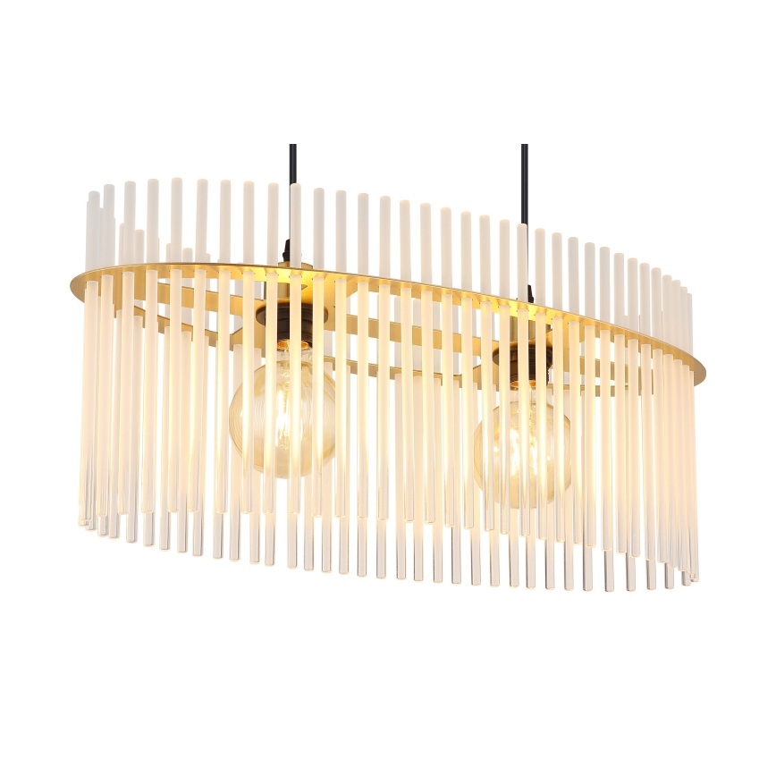 Globo - Luster na sajli 2xE27/60W/230V zlatni