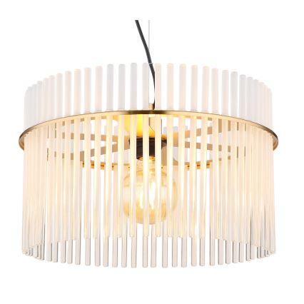 Globo - Luster na sajli 1xE27/60W/230V Ø 40 cm zlatna