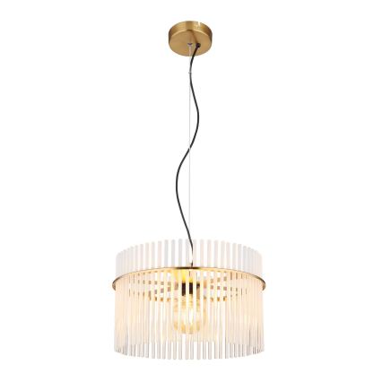 Globo - Luster na sajli 1xE27/60W/230V Ø 40 cm zlatna