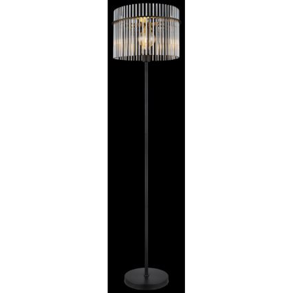 Globo - Stojeća lampa 1xE27/60W/230V crna