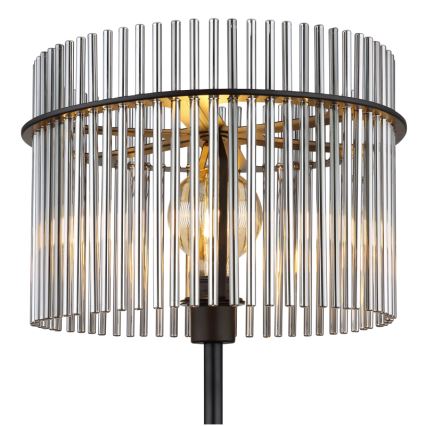 Globo - Stojeća lampa 1xE27/60W/230V crna