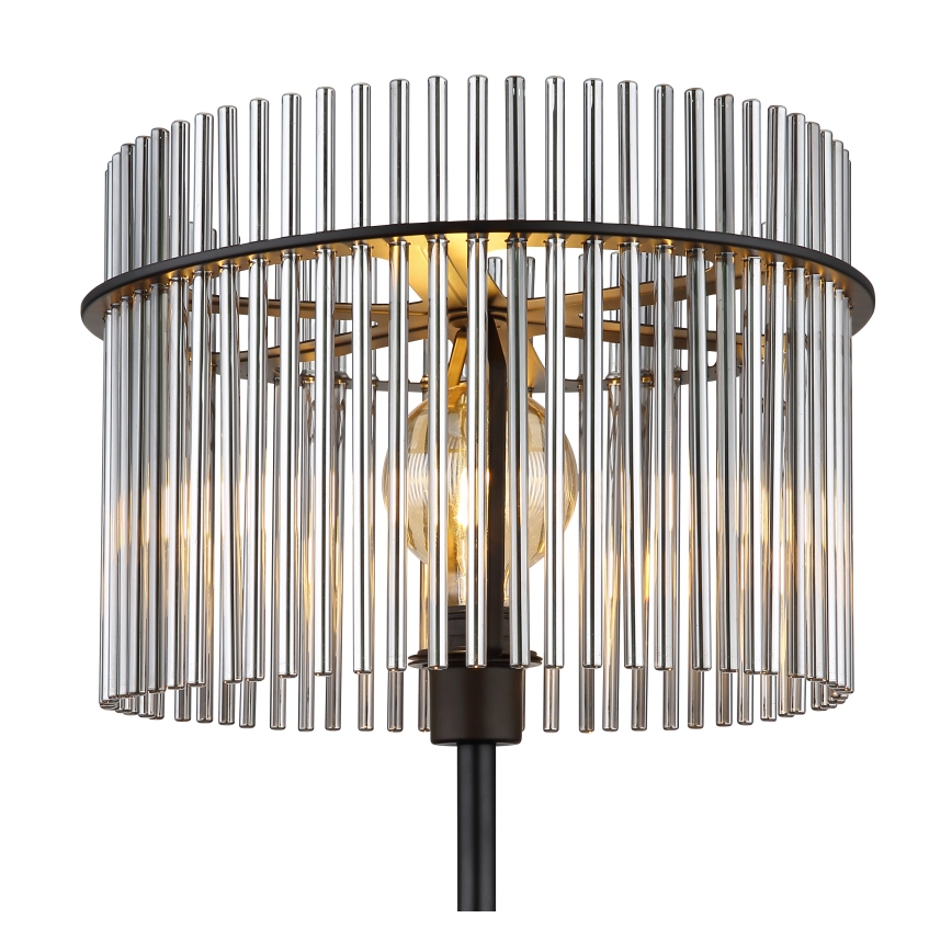 Globo - Stojeća lampa 1xE27/60W/230V crna