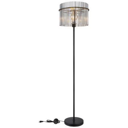 Globo - Stojeća lampa 1xE27/60W/230V crna
