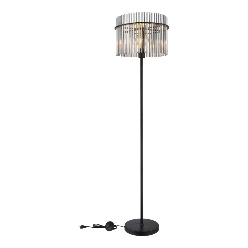 Globo - Stojeća lampa 1xE27/60W/230V crna