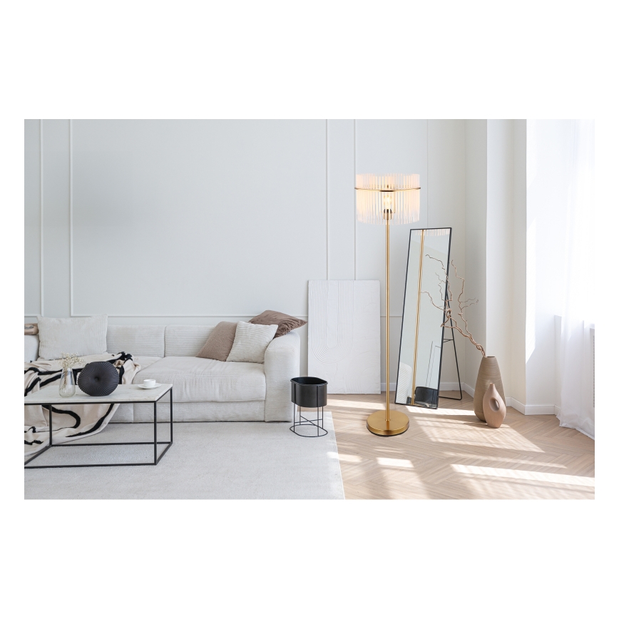 Globo - Stojeća lampa 1xE27/60W/230V zlatna