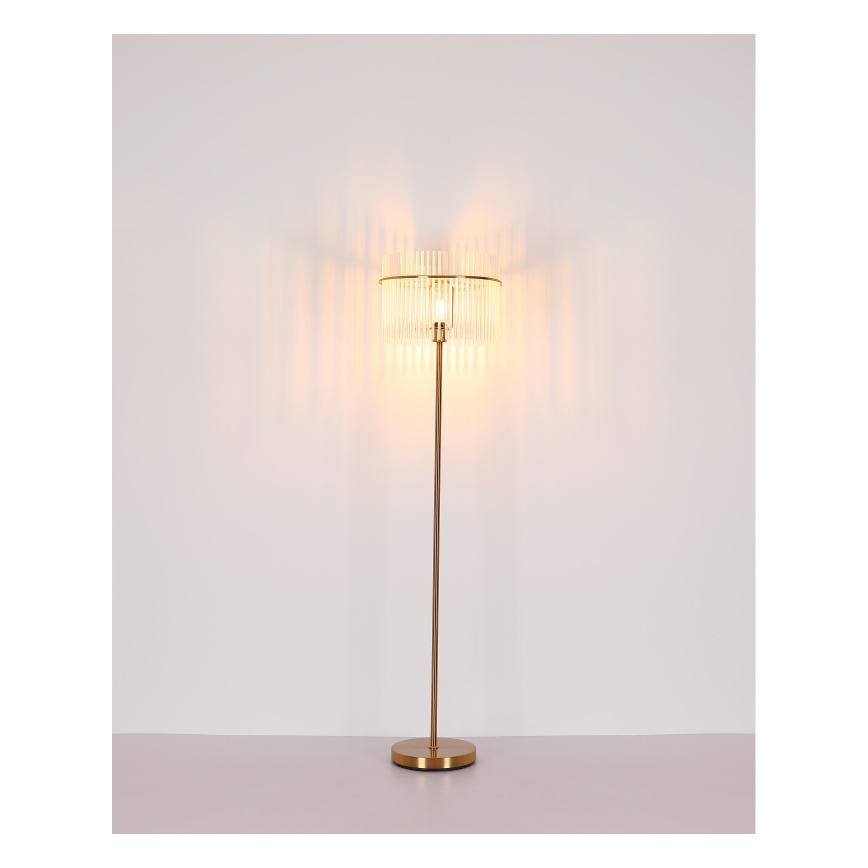 Globo - Stojeća lampa 1xE27/60W/230V zlatna
