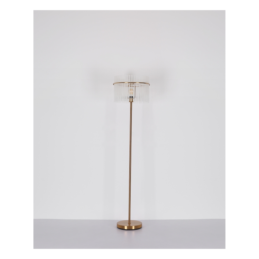 Globo - Stojeća lampa 1xE27/60W/230V zlatna