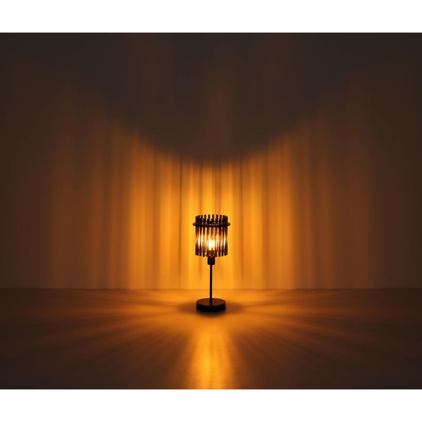 Globo - Stona lampa 1xE14/40W/230V prečnik 15 cm crna