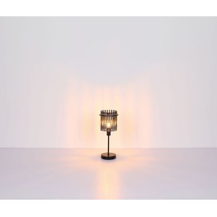 Globo - Stona lampa 1xE14/40W/230V prečnik 15 cm crna