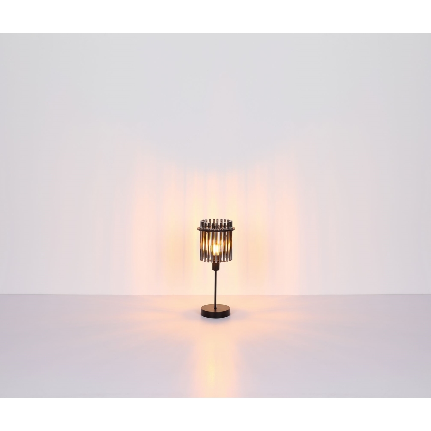 Globo - Stona lampa 1xE14/40W/230V prečnik 15 cm crna