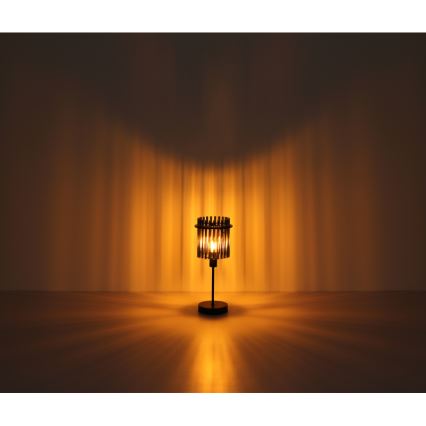 Globo - Stona lampa 1xE27/60W/230V, prečnik 30 cm, crna