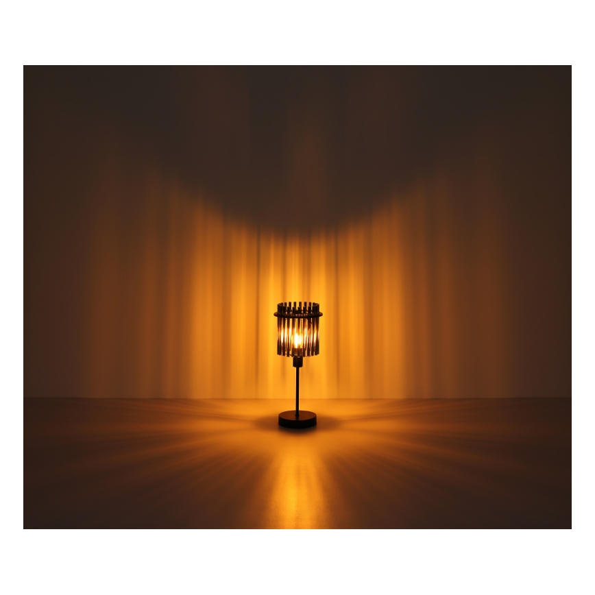 Globo - Stona lampa 1xE27/60W/230V, prečnik 30 cm, crna
