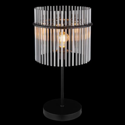 Globo - Stona lampa 1xE27/60W/230V, prečnik 30 cm, crna