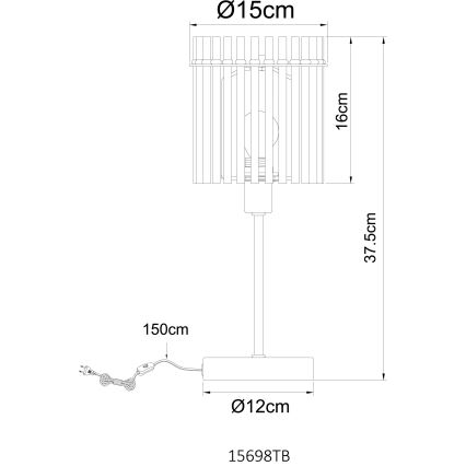 Globo - Stona lampa 1xE14/40W/230V