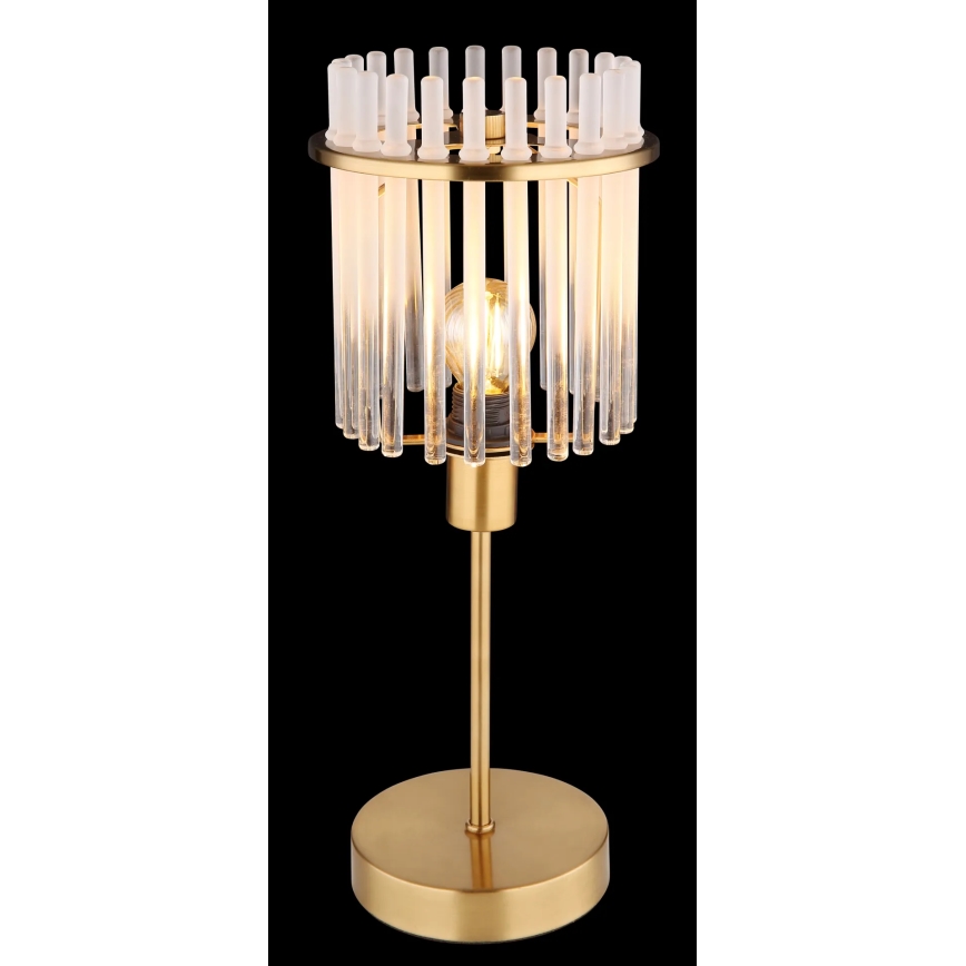 Globo - Stona lampa 1xE14/40W/230V prečnik 15 cm zlatna