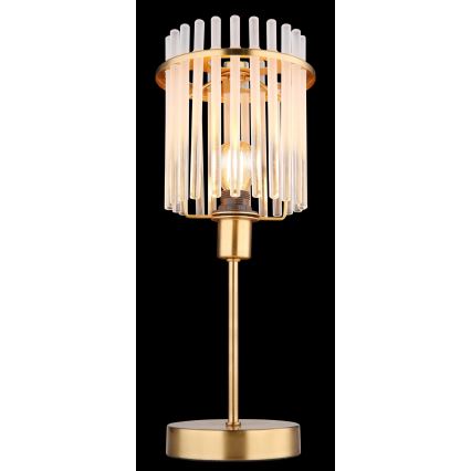 Globo - Stona lampa 1xE14/40W/230V prečnik 15 cm zlatna