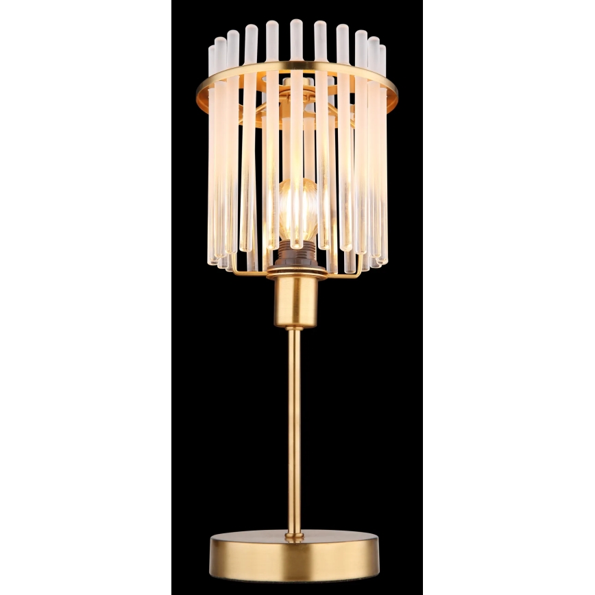 Globo - Stona lampa 1xE14/40W/230V prečnik 15 cm zlatna