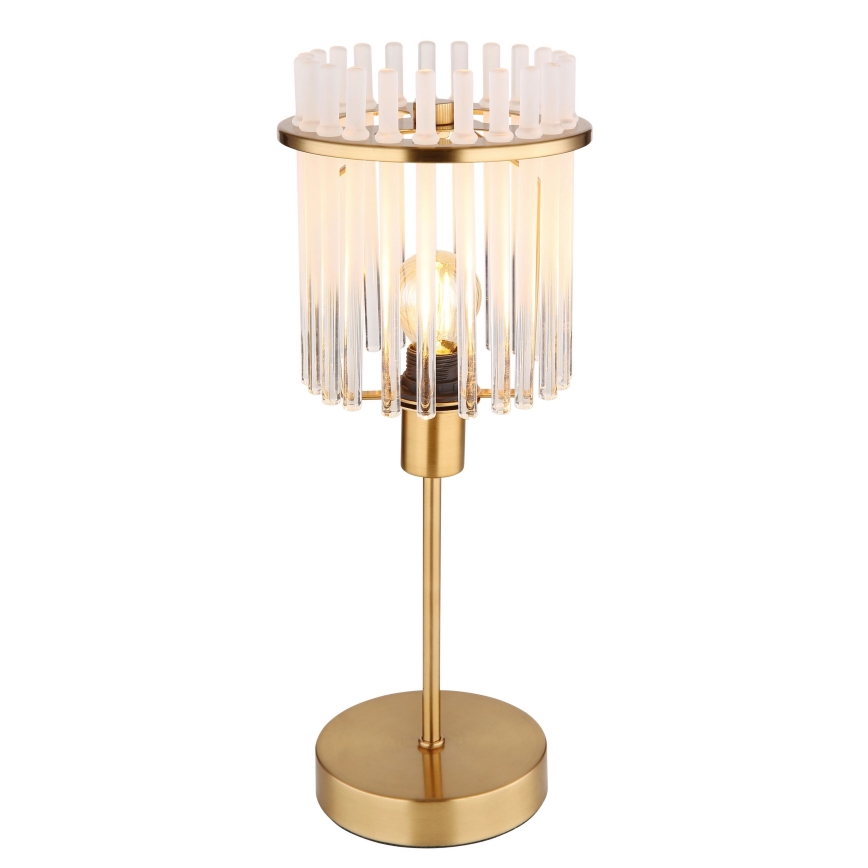 Globo - Stona lampa 1xE14/40W/230V prečnik 15 cm zlatna