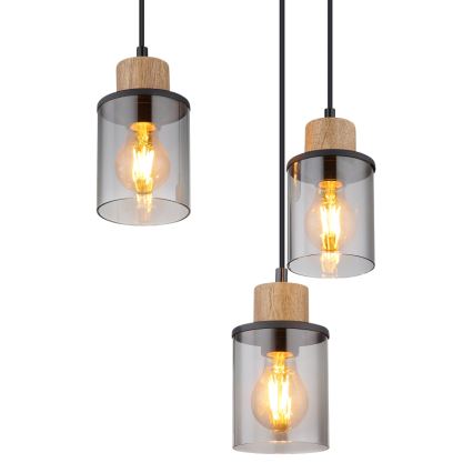 Globo - Viseći luster na sajli 6xE27/15W/230V