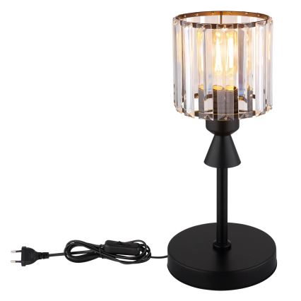 Globo - Stona lampa 1xE27/60W/230V prečnika 15 cm crna