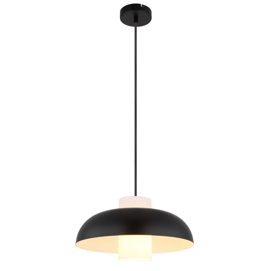 Globo - Luster na sajli 1xE27/60W/230V crna