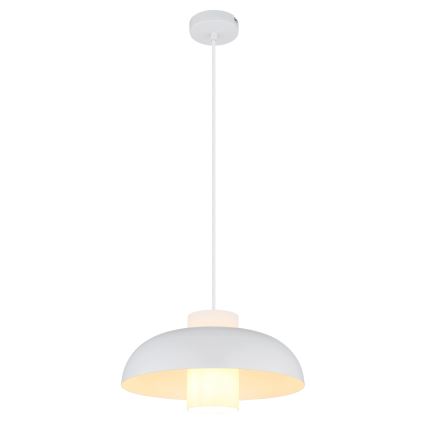 Globo - Luster na sajli 1xE27/60W/230V bela