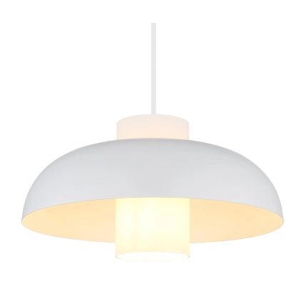 Globo - Luster na sajli 1xE27/60W/230V bela