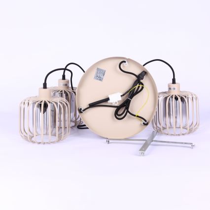 Globo - Luster na sajli 3xE27/40W/230V