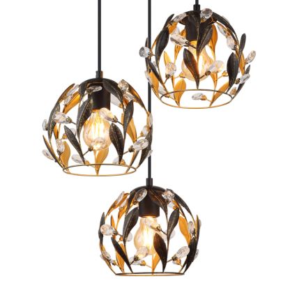 Globo - Luster na sajli 3xE27/40W/230V prečnik 41 cm