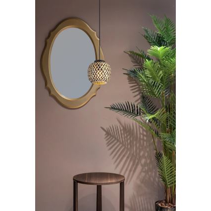 Globo 15766H - Luster na sajli COLLY 1xE27/15W/230V Ø 20 cm