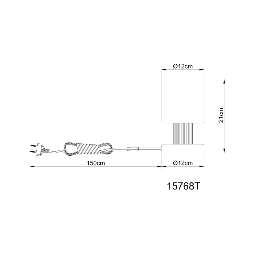 Globo - Stona lampa 1xE27/25W/230V