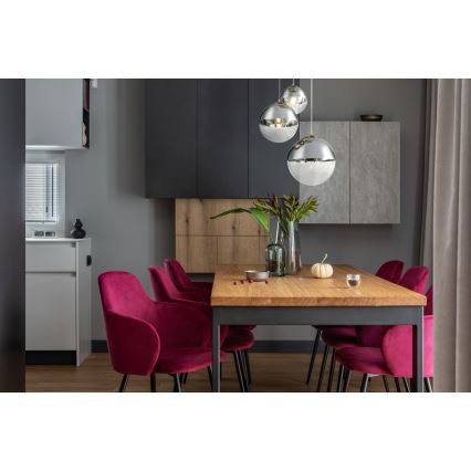 Globo - Luster na sajli 3xE27/40W/230V, prečnik 51 cm