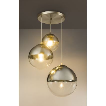Globo - Luster na sajli 3xE27/40W/230V, prečnik 51 cm
