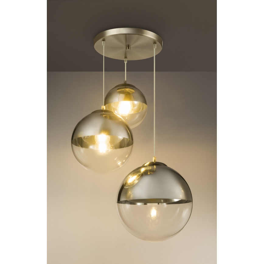 Globo - Luster na sajli 3xE27/40W/230V, prečnik 51 cm