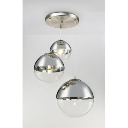 Globo - Luster na sajli 3xE27/40W/230V, prečnik 51 cm