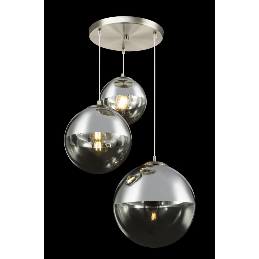 Globo - Luster na sajli 3xE27/40W/230V, prečnik 51 cm