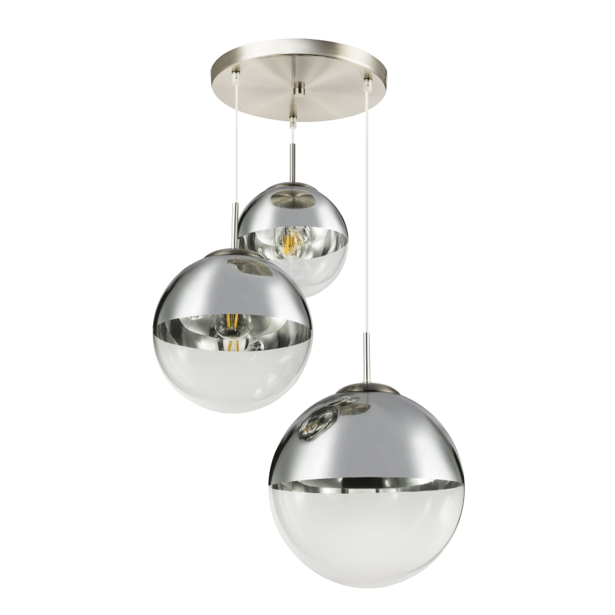 Globo - Luster na sajli 3xE27/40W/230V, prečnik 51 cm