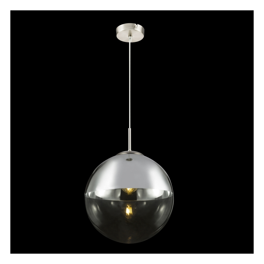 Globo - Viseći luster na sajli, 1x E27/40W/230V, prečnik 33 cm