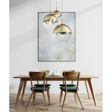 Globo - Luster na sajli 3xE27/40W/230V prečnik 51 cm